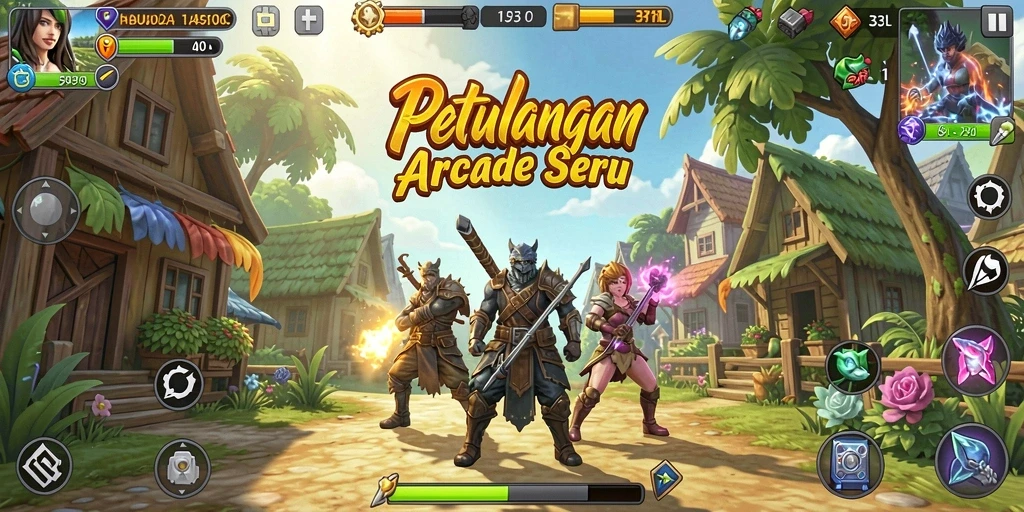 Tampilan gameplay seru dari 33L yang menggugah semangat.