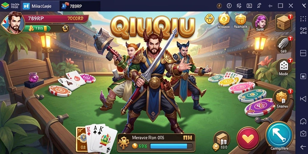 Tampilan gameplay QiuQiu yang seru di 789RP.