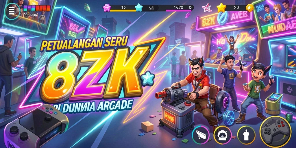 Gameplay seru dan menantang dari 8ZK di layar ponsel.
