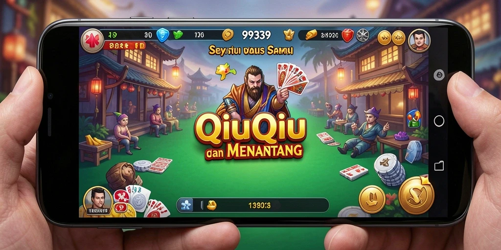 Gameplay 9939 yang mendebarkan dengan kartu QiuQiu.