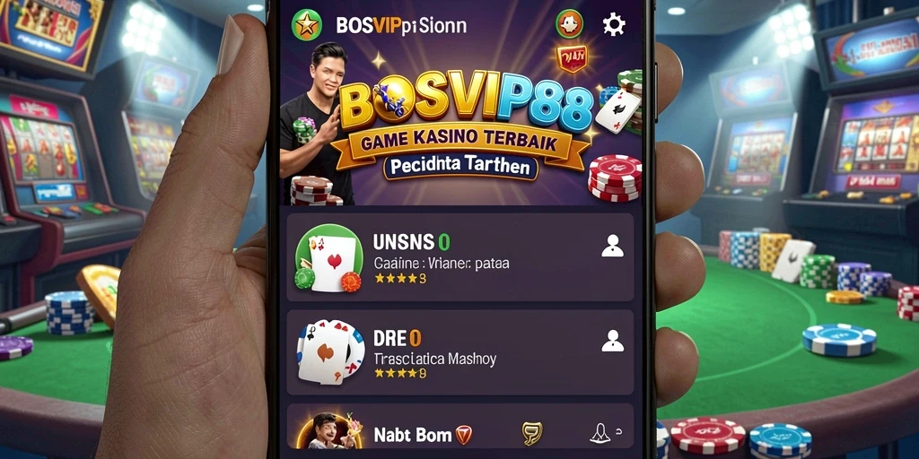 Screenshot menunjukkan gameplay seru dan mengasyikkan dari BOSVIP88.