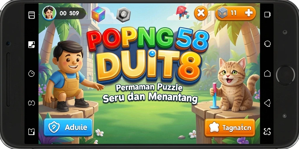 Tampilan menarik gameplay Puzzle yang menantang