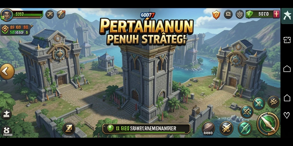 Screenshot gameplay dari game Tower Defense dengan strategi unik.