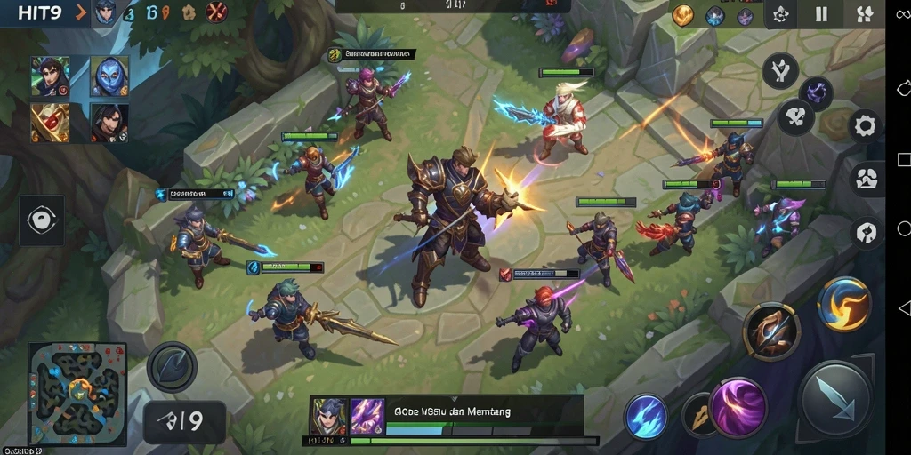 Tampilan menarik dari gameplay HIT9 yang mendebarkan.