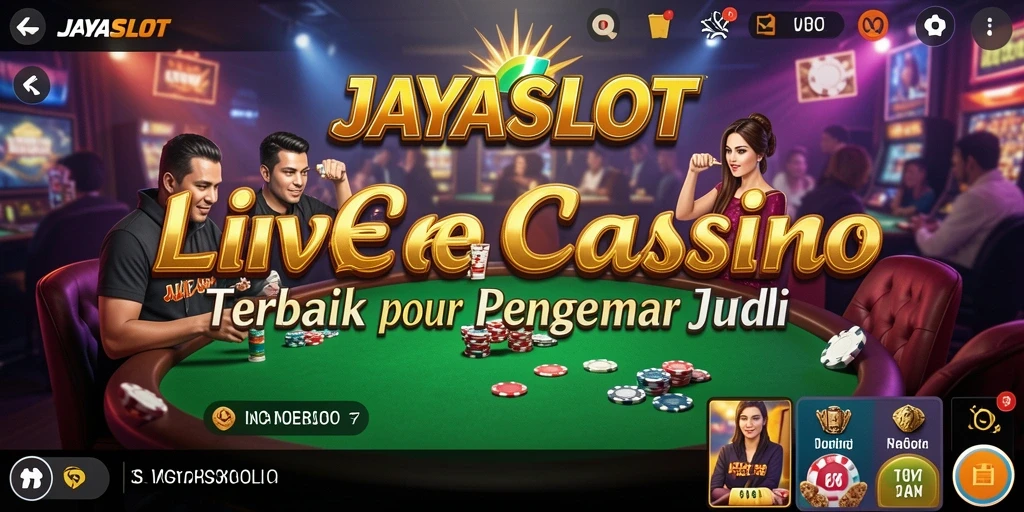 Tampilan gameplay menarik dari aplikasi Live Casino JAYASLOT.