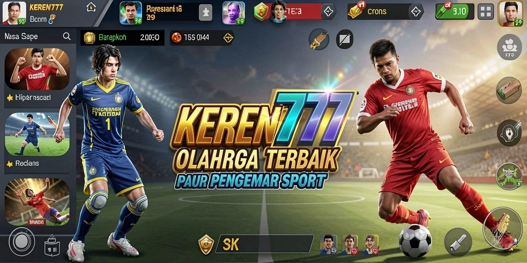 Tampilan gameplay KEREN777 yang mendebarkan dengan aksi olahraga seru.
