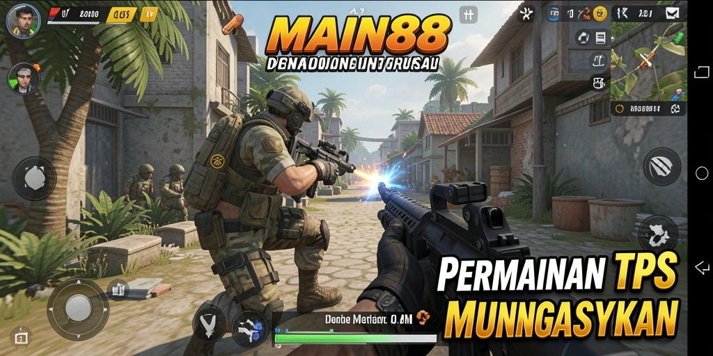 Tampilan permainan TPS yang intens dan penuh aksi.