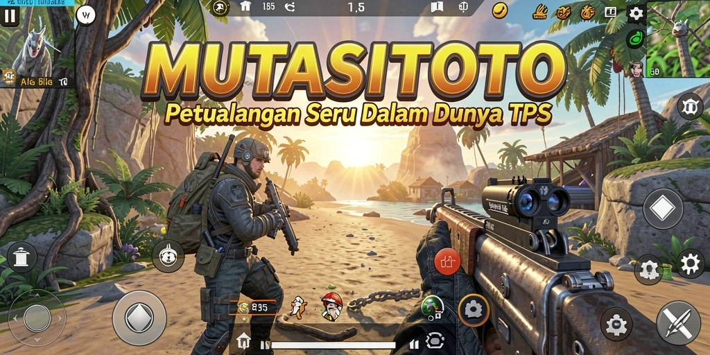 Tampilan seru gameplay TPS dalam MUTASITOTO yang menegangkan.