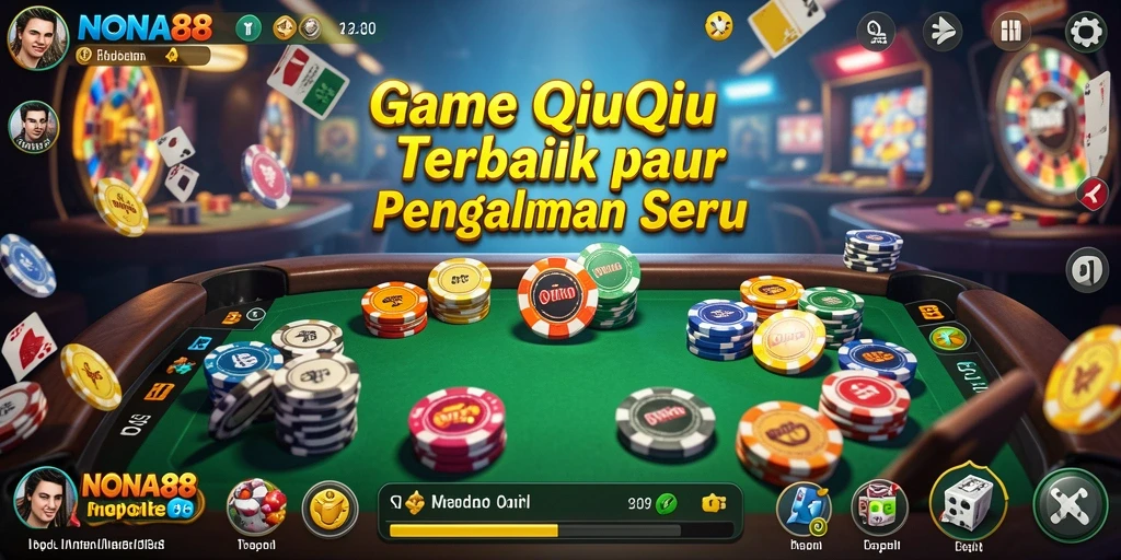 Tampilan gameplay seru NONA88 saat bermain QiuQiu.