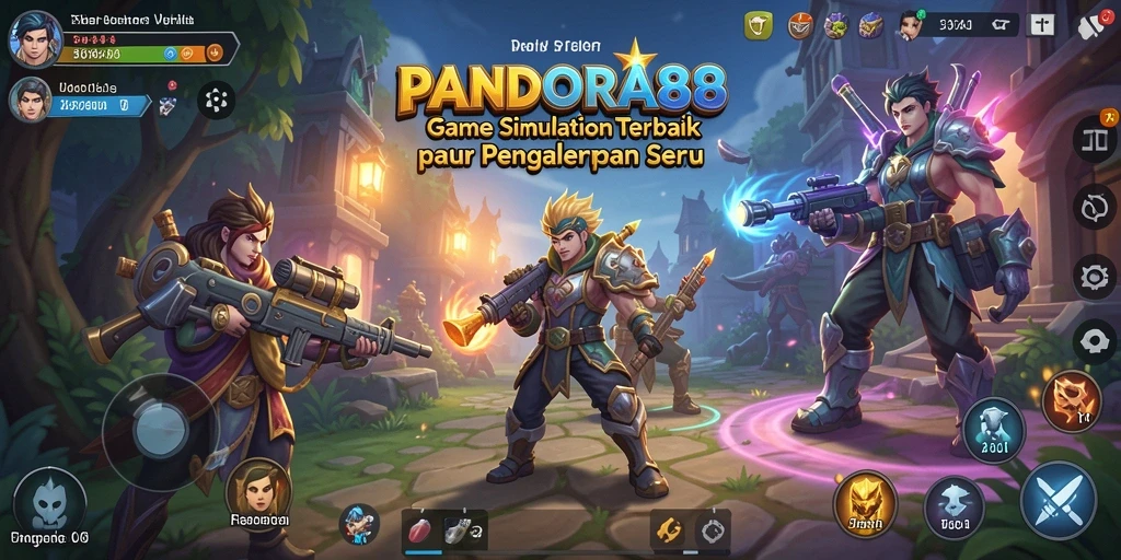 Tampilan utama gameplay PANDORA88 yang interaktif dan menarik.