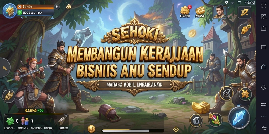 Tampilan menarik dari gameplay SEHOKI yang membuat bisnis Anda berkembang.