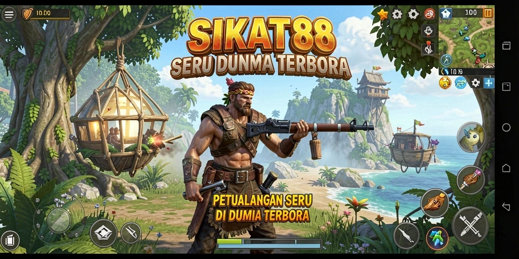 Tampilan screenshot dari gameplay SIKAT88 yang memukau di dunia terbuka.