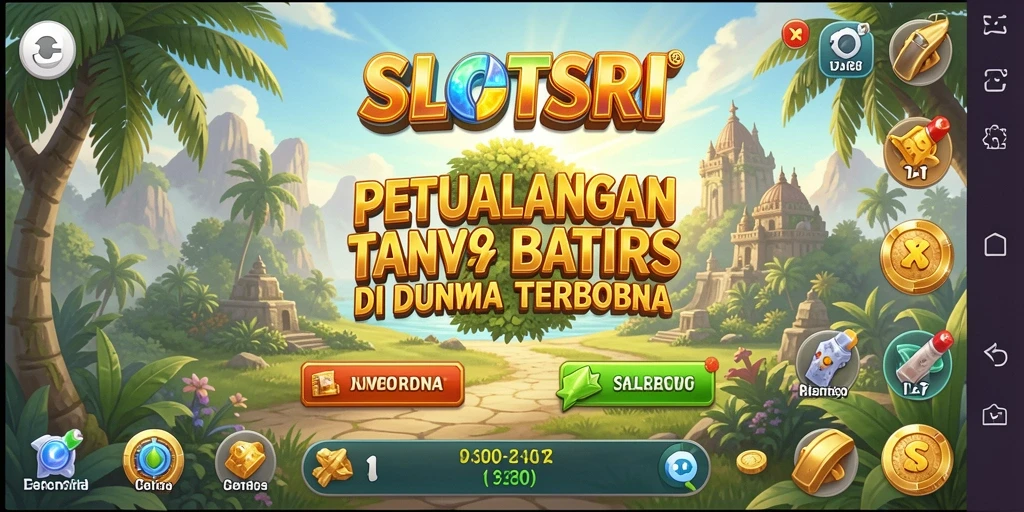 Screenshot gameplay SLOTSRI yang menampilkan dunia terbuka yang luas.