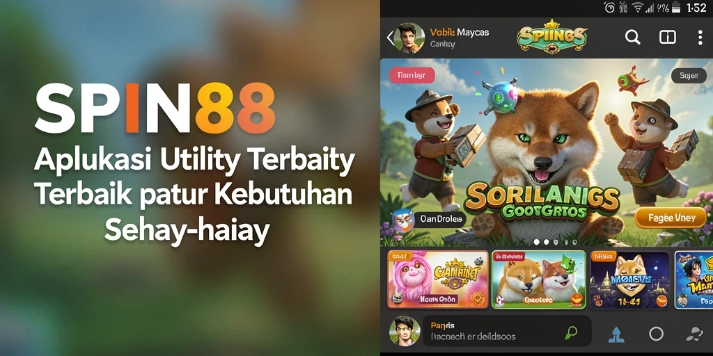 Tampilan antarmuka SPIN88 yang memudahkan navigasi dan penggunaan.