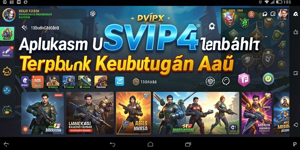 Tampilan antarmuka SVIP4 yang modern dan mudah digunakan.