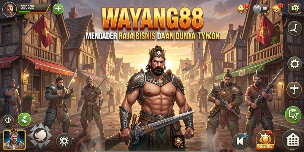 Tampilan gameplay <strong>WAYANG88</strong> yang menarik dengan elemen Tycoon yang menantang.