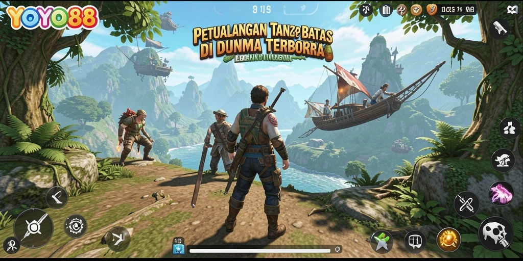 Tangkapan layar permainan menunjukkan petualangan mendalam di dunia terbuka.