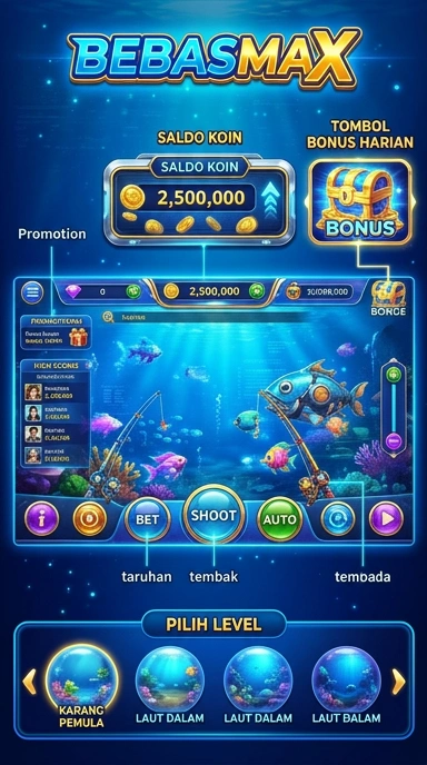 Screenshot menunjukkan berbagai aplikasi populer di bebasmax.
